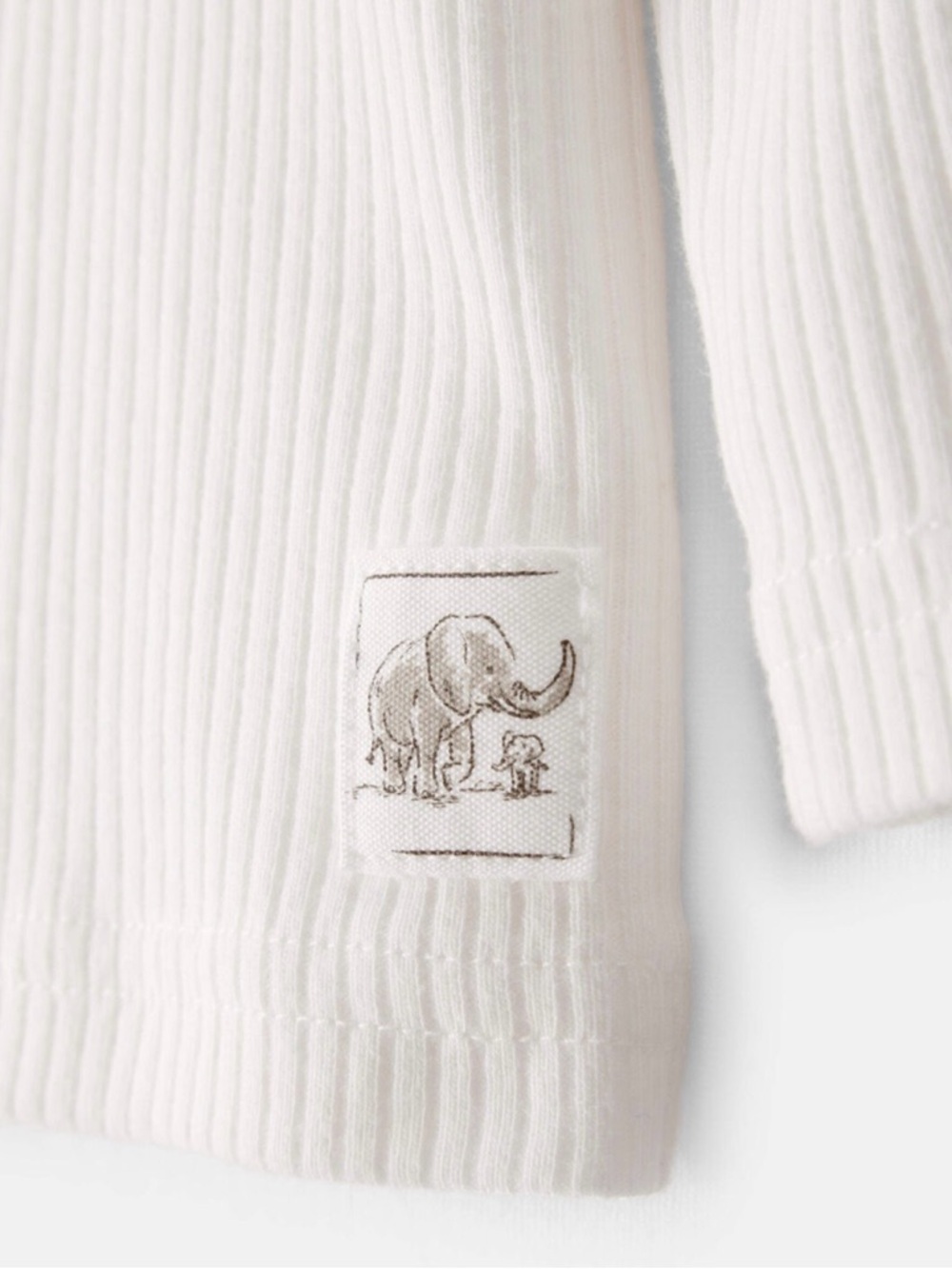Carter's Cream Ribbed Two-Piece Matching Set - Picture 4 of 4